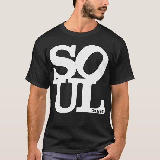 Soulganic "Soul" T-Shirt Dark (Voorkant)