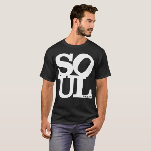 Soulganic "Soul" T-Shirt Dark (Voorkant volledig)