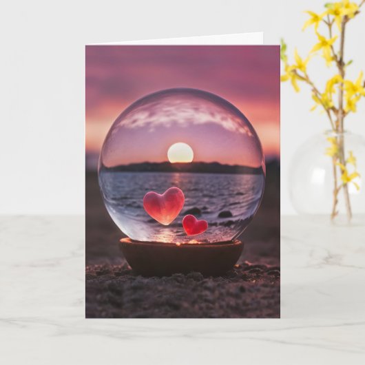 Soulmate bruiloft Jubileum Spiritueel Kaart (Gele Bloem)