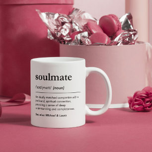 Soulmate definitie aangepaste naam woordenboek koffiemok