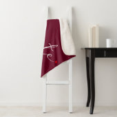 Soulmate Definition Love Heart Burgundy Sherpa Deken (In situ)
