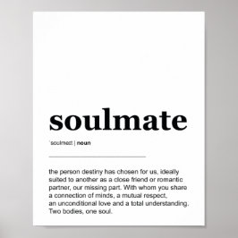 Soulmate Definition Print