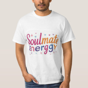 Soulmate Energy – Kleurrijk T-shirt ontwerp