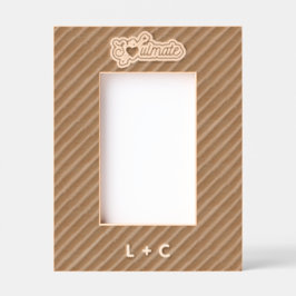 Soulmate Engraved Wood Laser Etched Picture Frame Gegraveerde Lijstjes