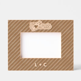 Soulmate Engraved Wood Laser Etched Picture Frame Gegraveerde Lijstjes