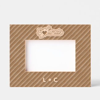 Soulmate Engraved Wood Laser Etched Picture Frame Gegraveerde Lijstjes