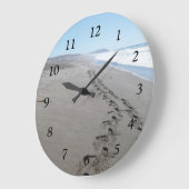 Soulmate Footprint Wall Clock Grote Klok (Hoek)
