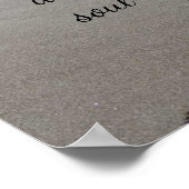 Soulmate Footprints Poster with Poem (Hoek)