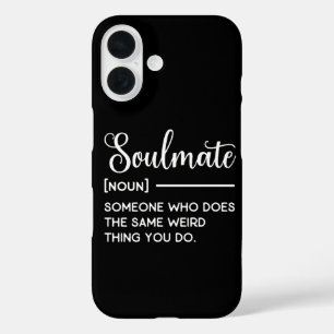Soulmate iemand die hetzelfde rare doet als jij iPhone 16 hoesje