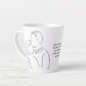 Soulmate, Love Letter, Persoonlijk Latte Mok (Linkerhoek)