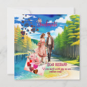 Soulmate man romantische Valentijn fotokaart (Voorkant)