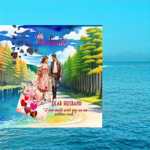 Soulmate man romantische Valentijn fotokaart