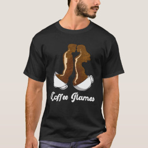 Soulmate Quote Koffie Vlammen Twin Flame T-shirt