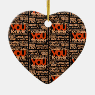 Soulmate Text-versiering Keramisch Ornament
