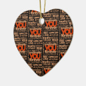 Soulmate Text-versiering Keramisch Ornament (Links)