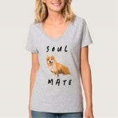Soulmate Welsh corgi pembroke T-Shirt (Voorkant)