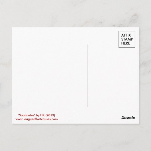 Soulmaten: briefkaarten (Achterkant)
