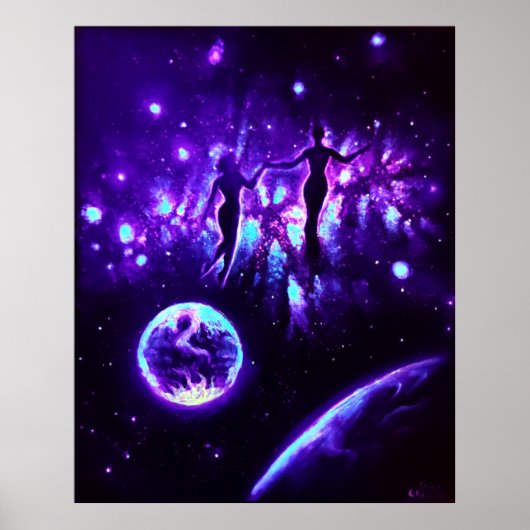 Soulmaten in het universum van de liefde poster (Voorkant)