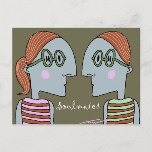 Soulmates Briefkaart (Voorkant)