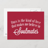 Soulmates-Briefkaart Briefkaart (Voorkant / Achterkant)