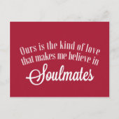 Soulmates-Briefkaart Briefkaart (Voorkant)