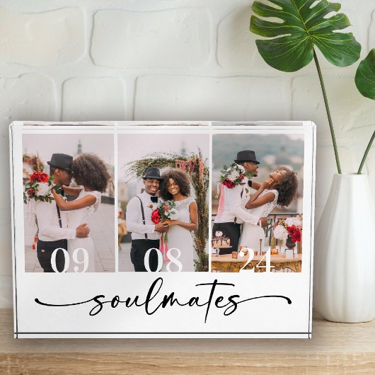 Soulmates bruiloft foto's aandenken