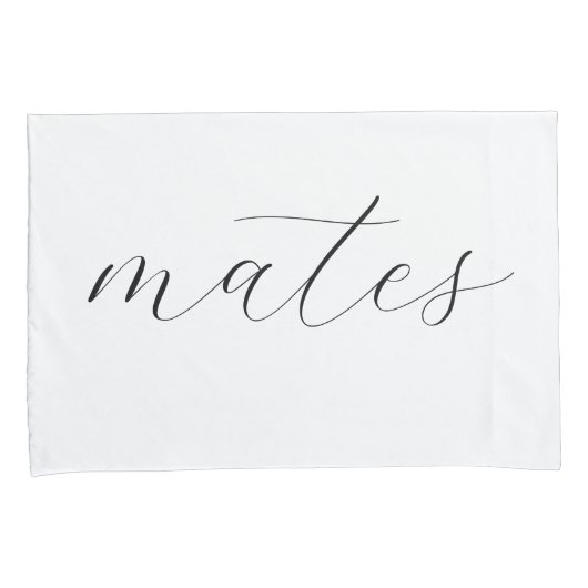 Soulmates Elegant Romantisch Script Kussensloop (Voorkant-Rechts)