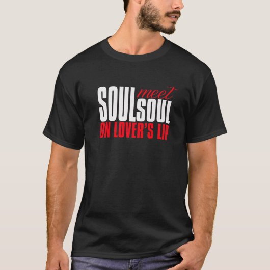 Soulmates getrouwd stel matchen huwelijk Anniver T-shirt (Voorkant)