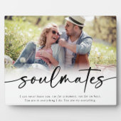 Soulmates Gezegde Script Foto Fotoplaat (Voorkant)