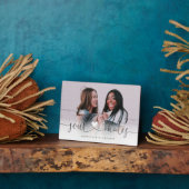 Soulmates Heart Script Best Friends Photo Gift Fotoplaat (Zijkant)