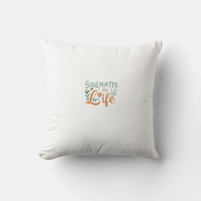 Soulmates in het leven kussen (Voorkant)