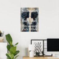 Soulmates Lesbisch paar houdt van citaatkunst