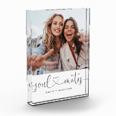 Soulmates Script Best Friends Gift Photo Keepomwil Fotoblokken (Links)