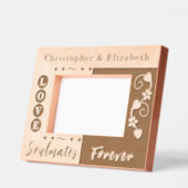 Soulmates voor altijd aangepaste namen gegraveerde lijstjes (Links)