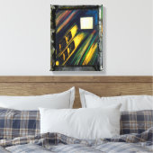 Soulon in het entrapment canvas afdruk (Insitu (Slaapkamer))