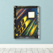 Soulon in het entrapment canvas afdruk (Insitu (Houten vloer))