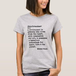 Soulrocker: basis lichtgekleurde bemanningsnek t-shirt