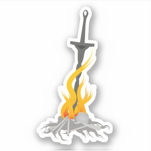 Souls Bonfire Sticker (Voorkant)
