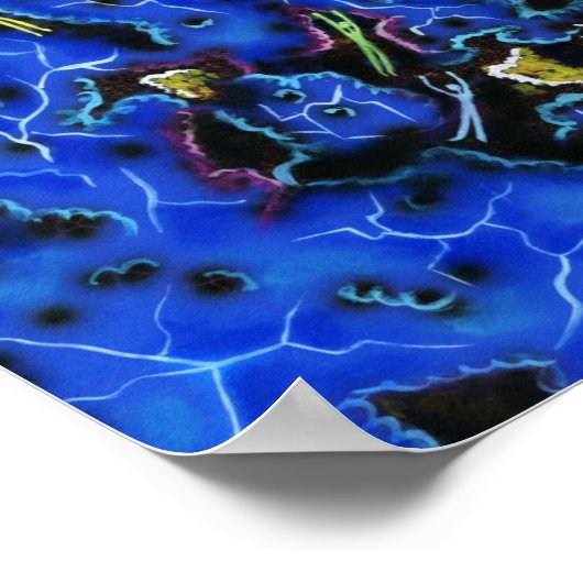 Souls gaat naar de hemel van de Abstracte kunst Poster (Hoek)