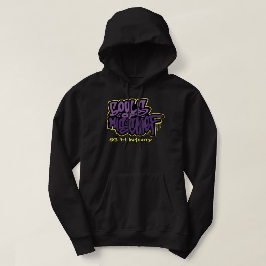 Souls of Mischief SofM Hip Hop Print Hoodie (Design voorkant)
