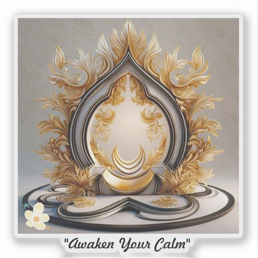 Soul's Serene Refuge Sticker (Voorkant)