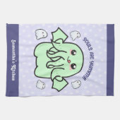 Souls zijn Yummy Cute Cthulhu Theedoek (Horizontaal)