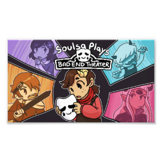 Soulsa speelt Bad End Theatre Photo Print Foto Afdruk