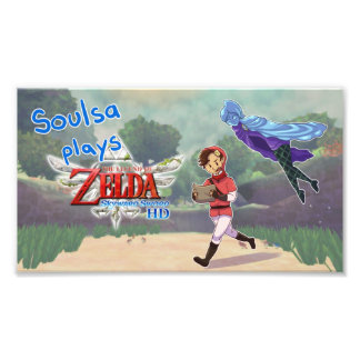 Soulsa speelt Skyward Sword HD Photo Print af Foto Afdruk
