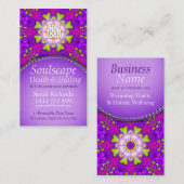 Soulscape Health & Healing New age Visitekaartje (Voorkant / Achterkant)