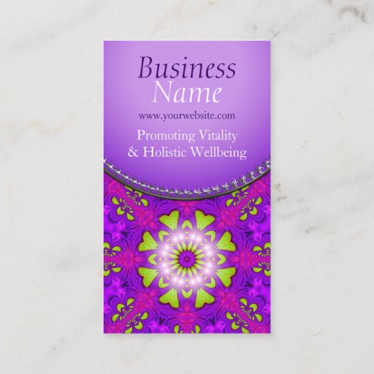 Soulscape Health & Healing New age Visitekaartje (Achterkant)