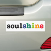 soulshine bumpersticker (Op auto)