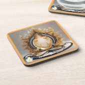 "Soulvolle, rustige diepten" Bier Onderzetter (Linkerzijde)