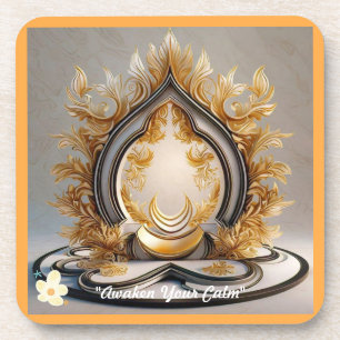 "Soulvolle, rustige diepten" Bier Onderzetter