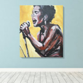 Soulzanger Neo-Expressionist Canvas Afdruk (Insitu (Houten vloer))